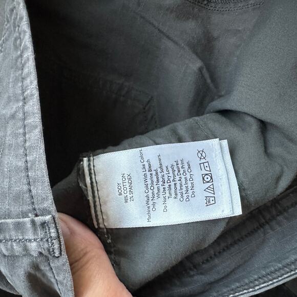 Eddie Bauer Pants 10 Cargo Hiking Gray Mid Rise Outdoors Ripstop Mountain Casual - Picture 4 of 9